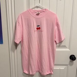 happiness project cherry motivational tee